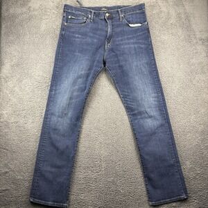 Polo Ralph Lauren‎ Jeans Men 38x36 (37x34) Hampton Relaxed Straight Dark Denim